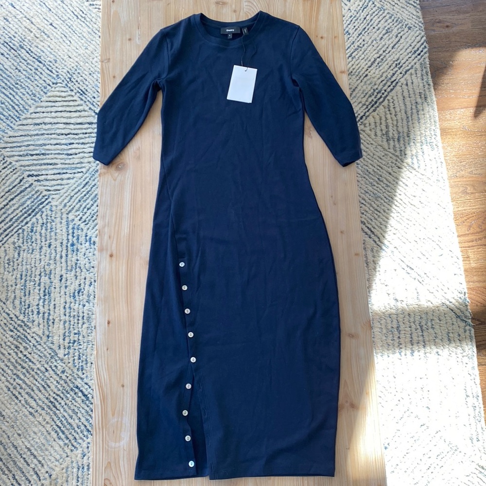 Theory Navy Blue Dress
